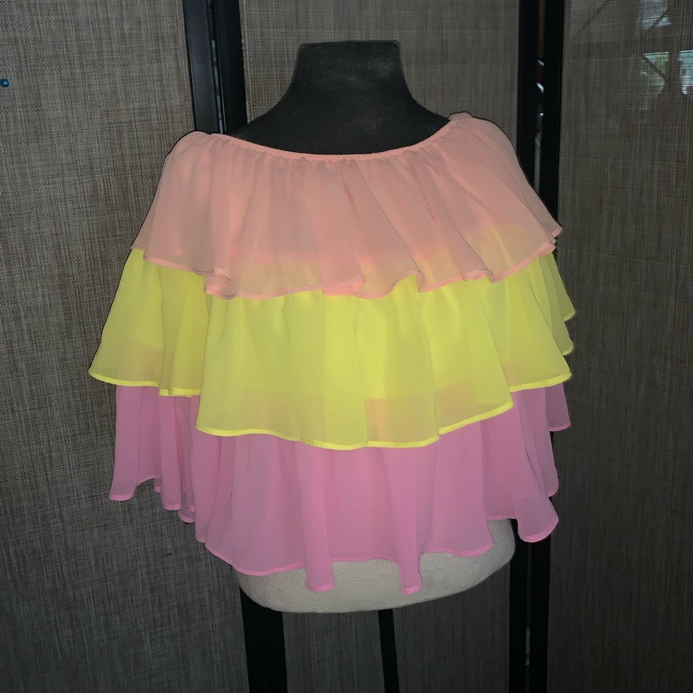 Lilly’s Kloset three tier festive top